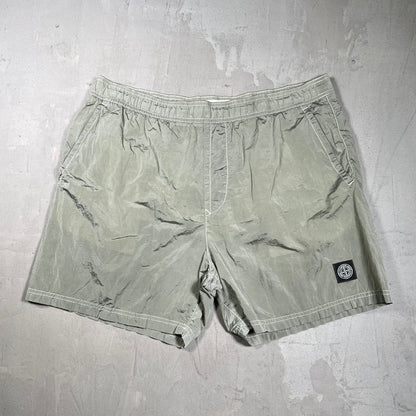 Stone Island Grey Nylon Water Shorts Size XXL USED x17983