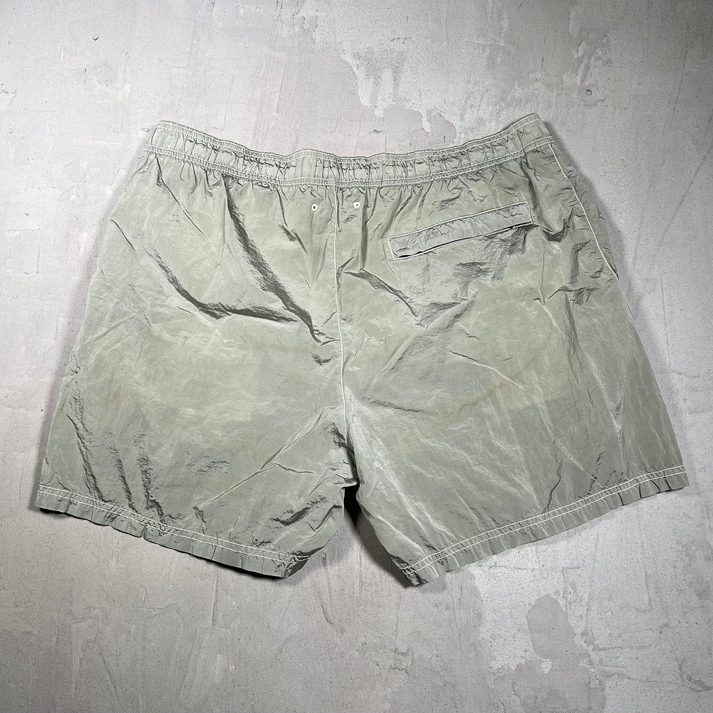 Stone Island Grey Nylon Water Shorts Size XXL USED x17983