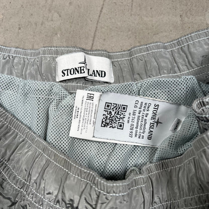 Stone Island Grey Nylon Water Shorts Size XXL USED x17988