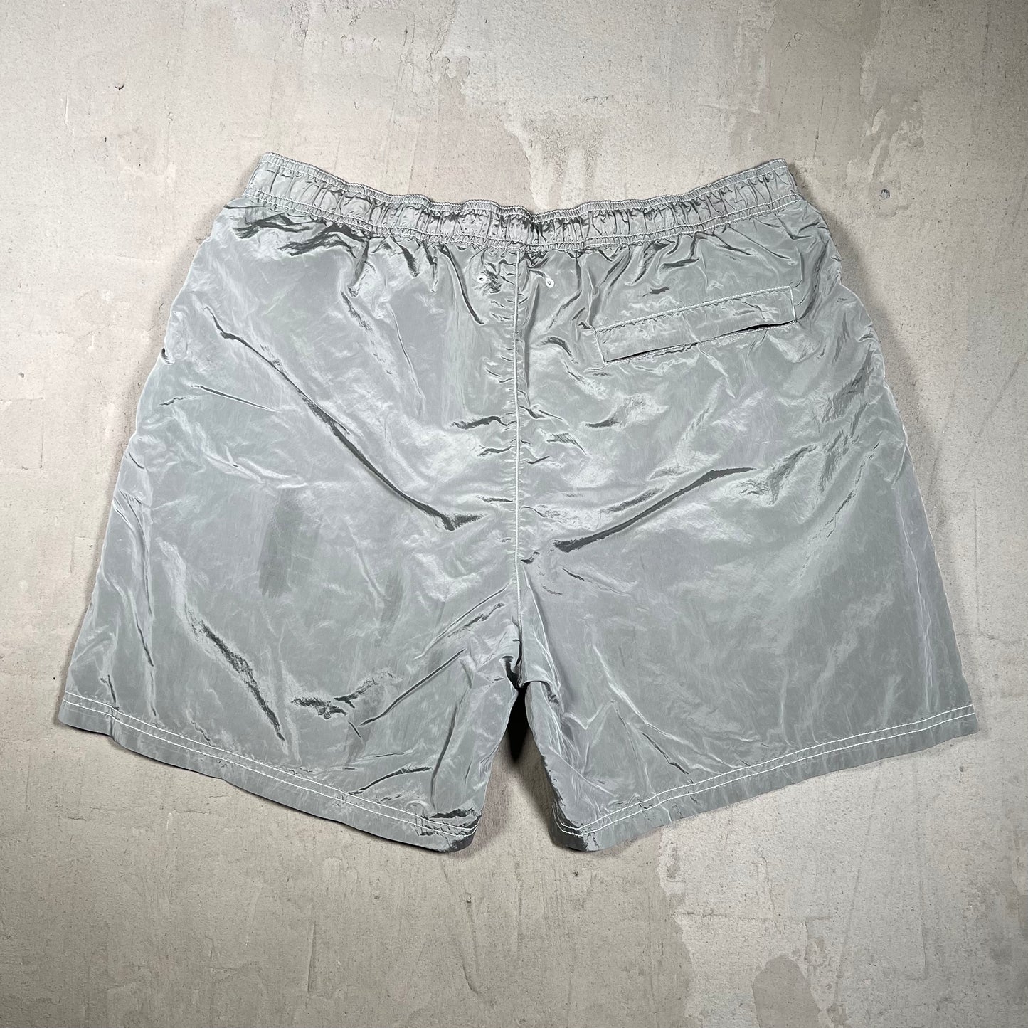 Stone Island Grey Nylon Water Shorts Size XXL USED x17988