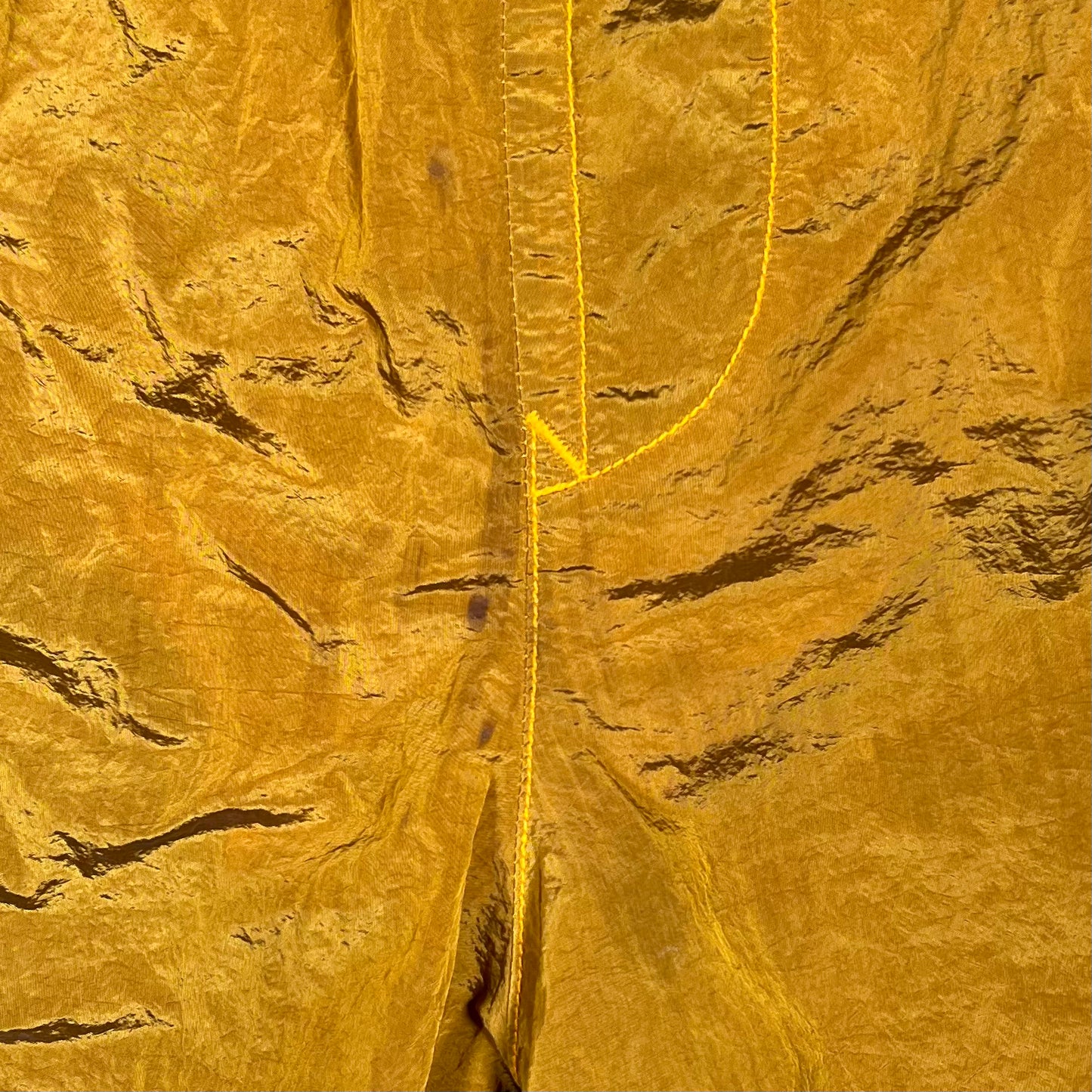 Stone Island Orange Nylon Water Shorts Size XXL USED x17986