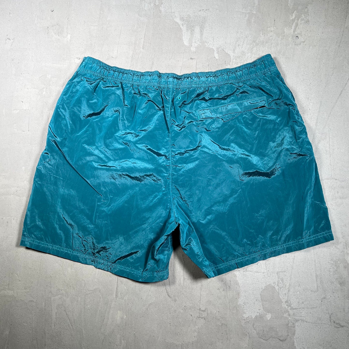 Stone Island Aqua Nylon Water Shorts Size 3XL USED x17989