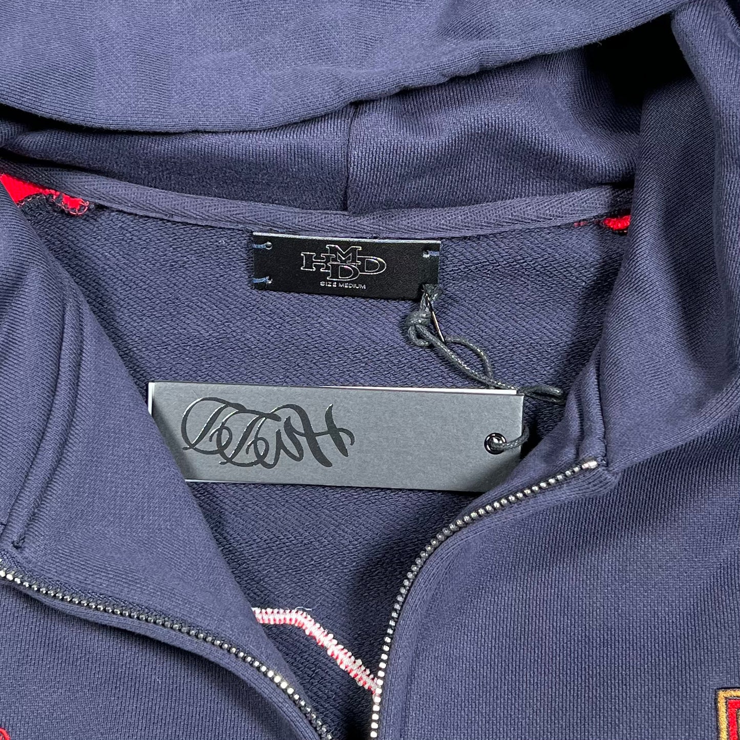 HMDD Racing Lisbon Hoodie Navy/Red Size Medium NEW x17990