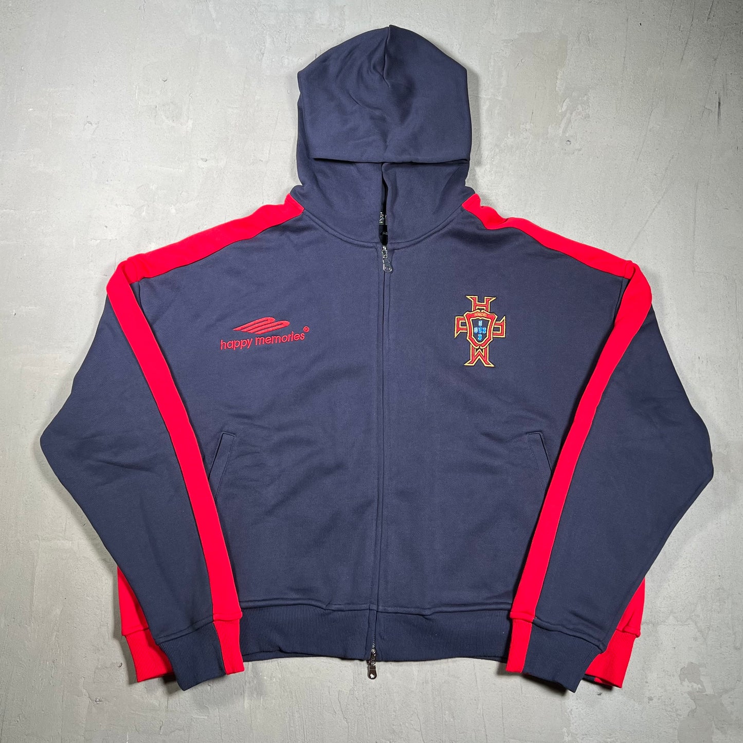 HMDD Racing Lisbon Hoodie Navy/Red Size Medium NEW x17990
