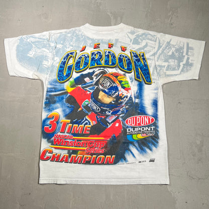1996 Nascar Jeff Gordon "3 Time Champion" AOP Size Large USED v19754