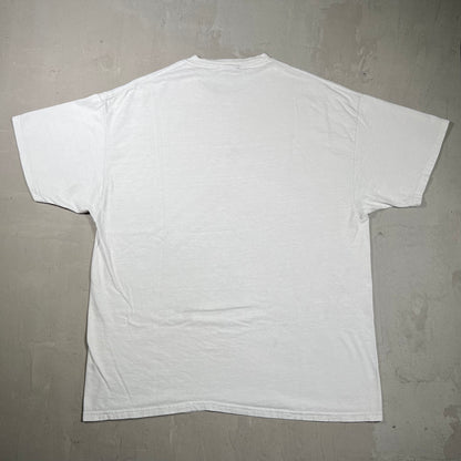 Y2K Osama Bin Laden Wanted Grey Tee Size XL USED v19810