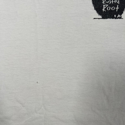 1990s Rusted Root White Band Tee Size XL USED v19855