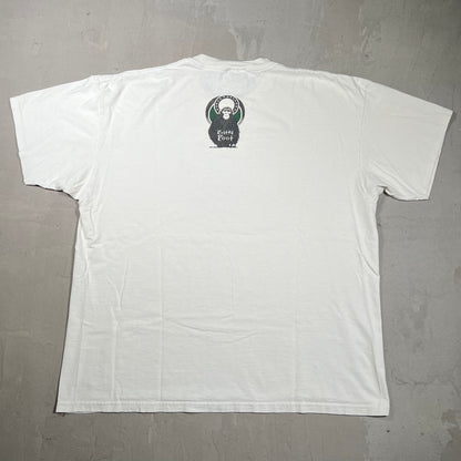 1990s Rusted Root White Band Tee Size XL USED v19855