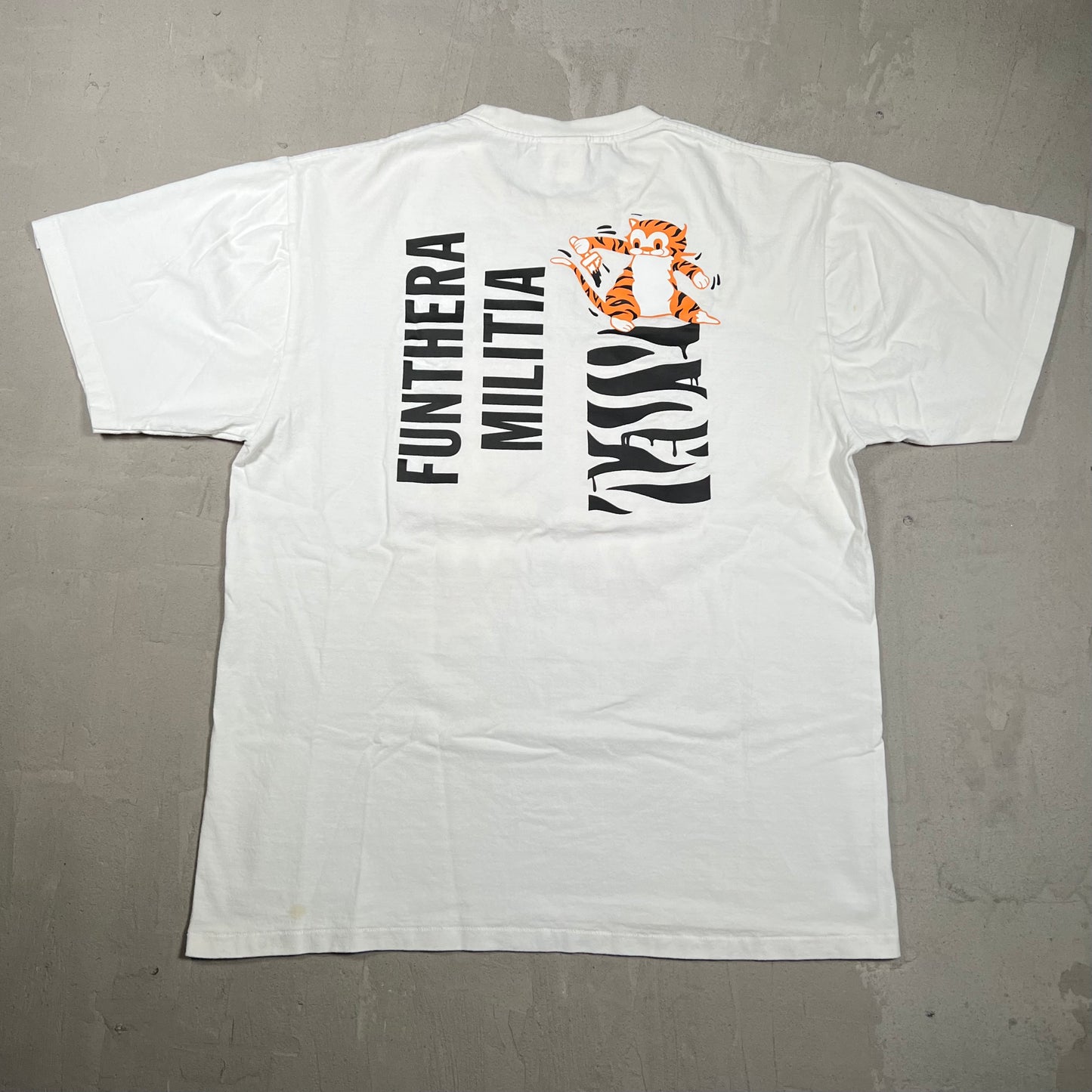 Bape White Tiger Tee Size XL USED x18009