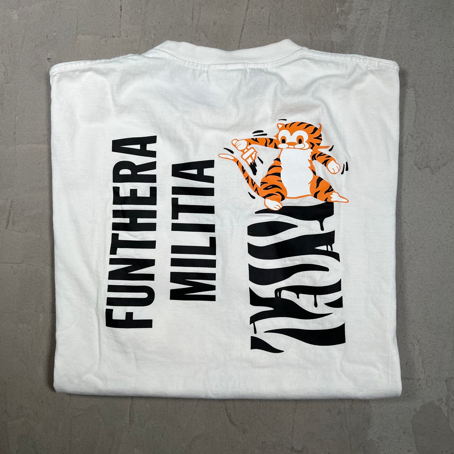Bape White Tiger Tee Size XL USED x18009