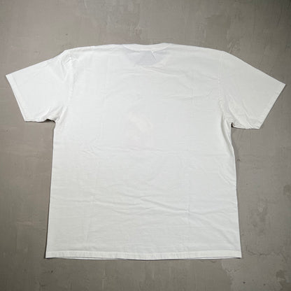 Stussy Gas Tank Fueled White Tee Size XL USED x17830