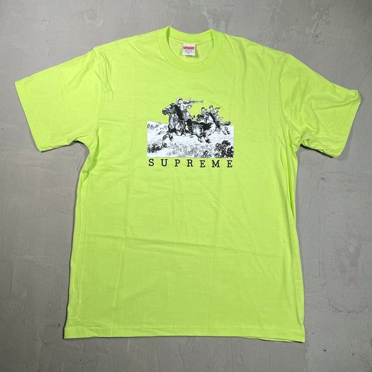 Supreme Riders Neon Green Tee (2019) Size Medium USED x18047