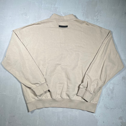 Essentials Fear of God FOG Brown Longsleeve Polo Size Medium USED x18050