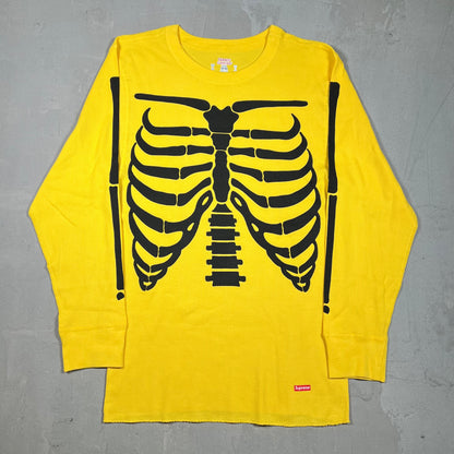 Supreme Hanes Yellow Bones Thermal Crew (2025) Size Large NEW x18048