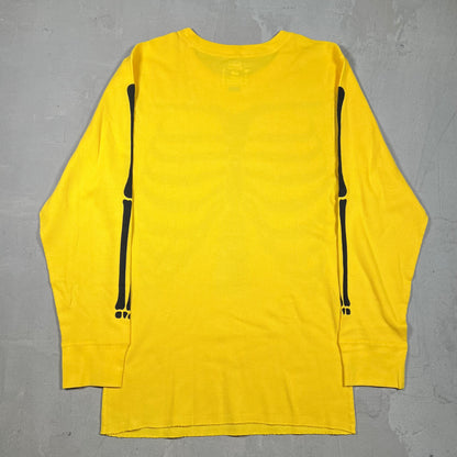Supreme Hanes Yellow Bones Thermal Crew (2025) Size Large NEW x18048
