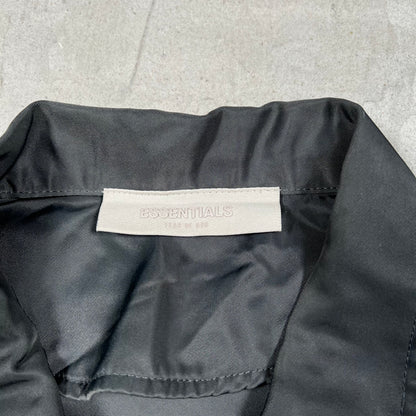Essentials Fear of God FOG Black Coaches Jacket Size Medium USED x18051