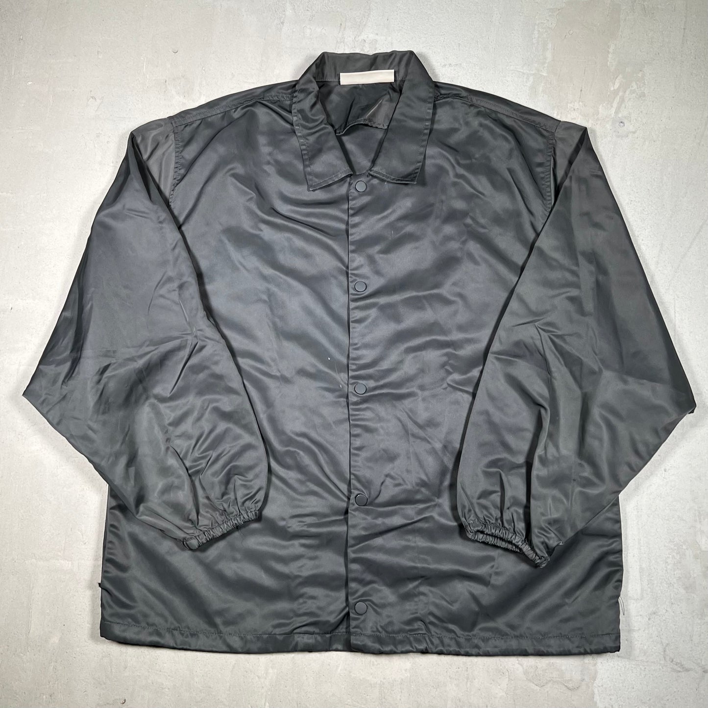 Essentials Fear of God FOG Black Coaches Jacket Size Medium USED x18051