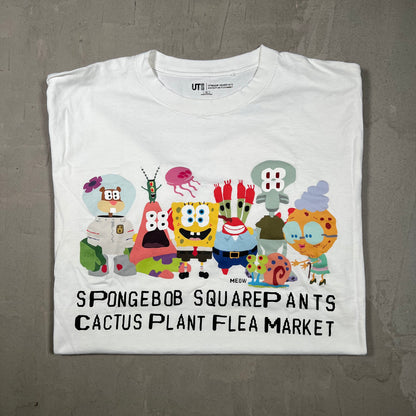 CPFM Uniqlo Spongebob Tee White Size XL USED x17952