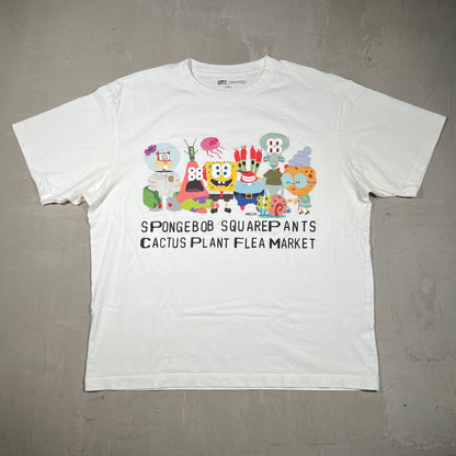 CPFM Uniqlo Spongebob Tee White Size XL USED x17952