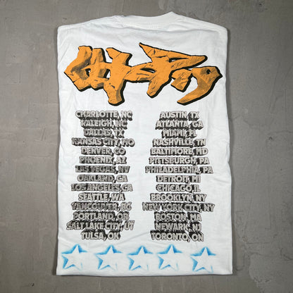 Travis Scott Utopia Circus Maximus White Tee Size Large USED x17811