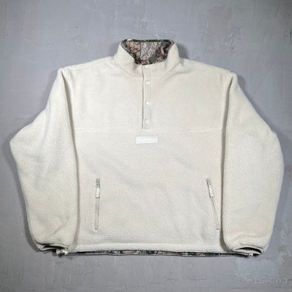 Supreme Polartec Shearling Reversible Pullover True Timber Camo (2024) Size XL USED x17950
