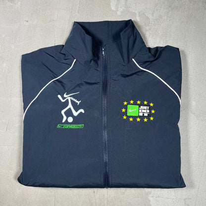 Nike Greedy Unit "Screwman" Track Jacket Navy Size XL USED x17947