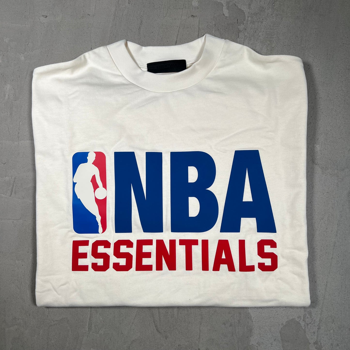 Essentials Fear of God FOG NBA White Tee Size Large NEW x17938