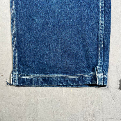 Y2K Mecca Dark Blue Jeans Size 34 USED v19823