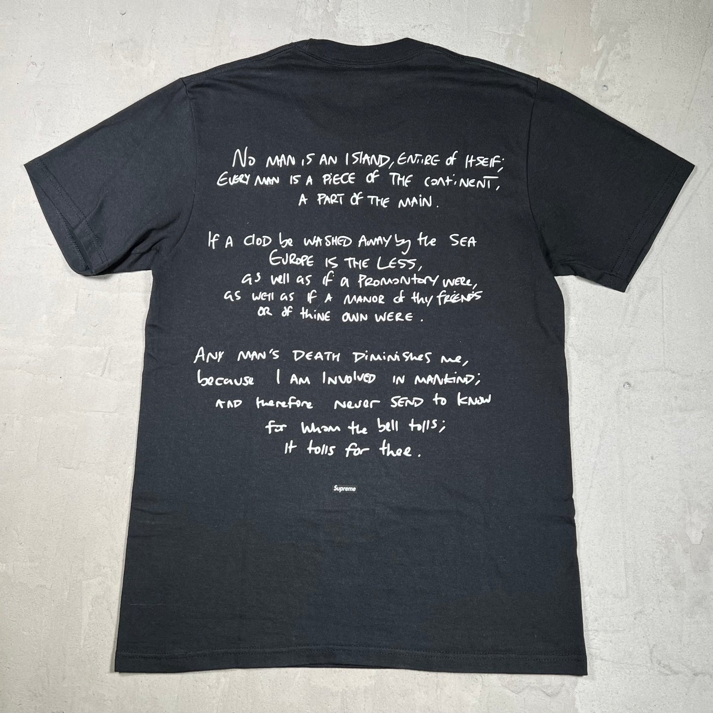 Supreme Corteiz Rules the World Tee Black (2023) Size Small USED x17937