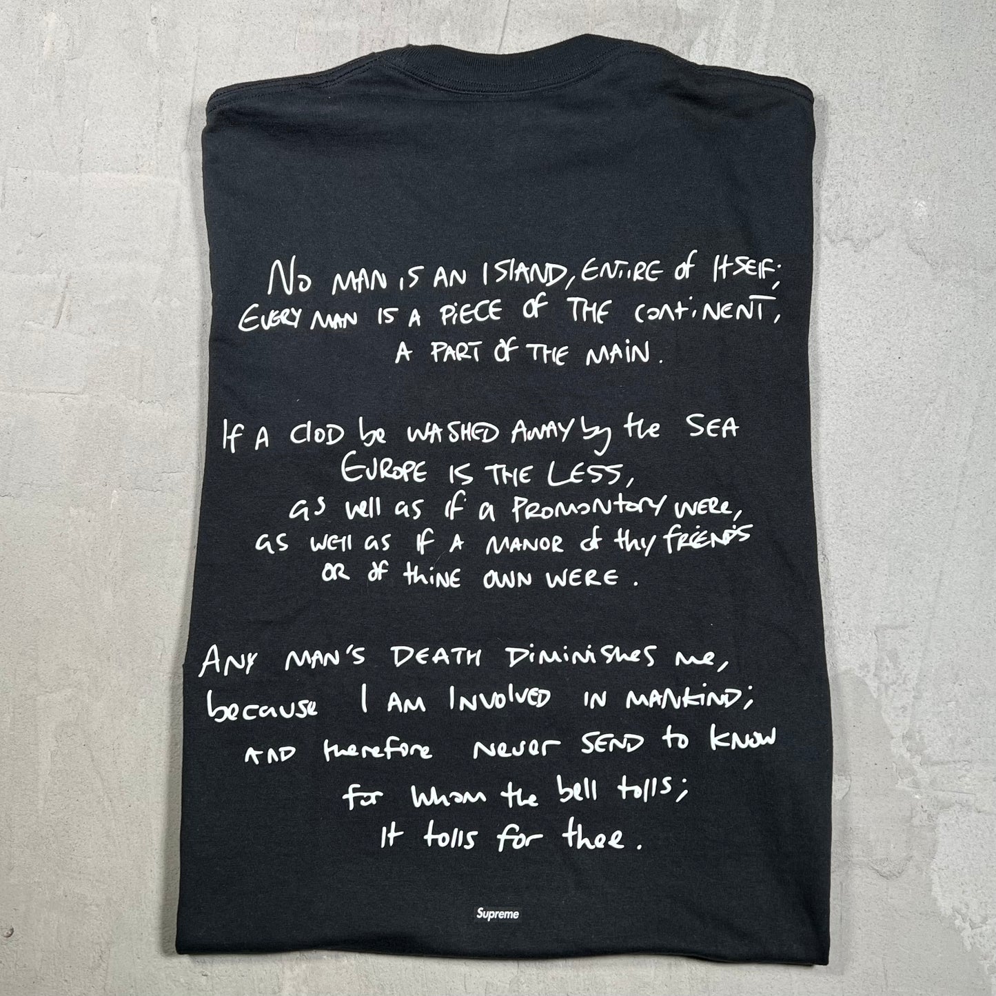 Supreme Corteiz Rules the World Tee Black (2023) Size Small USED x17937