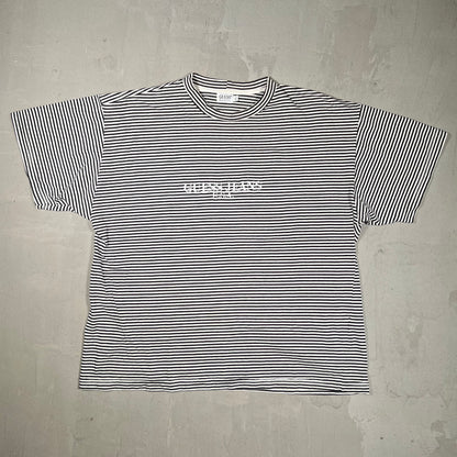 1990s Guess Jeans Striped Tee Size XL USED v19818