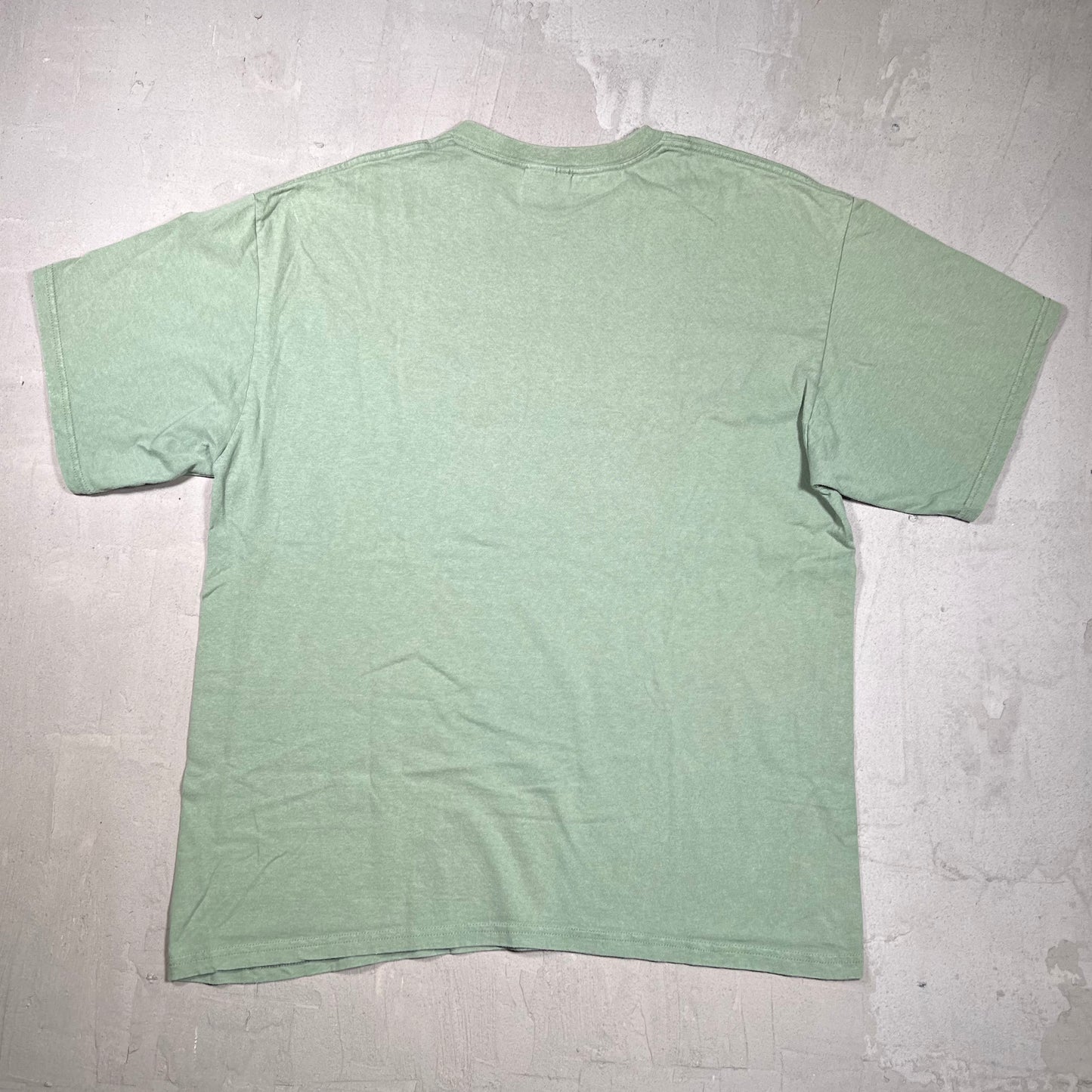 Y2K Nike Silver Tag Light Green Basic Logo Tee Size Large USED v19821