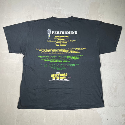 2010 Abbey Road Music Fest Black Tee Size XL USED v19822