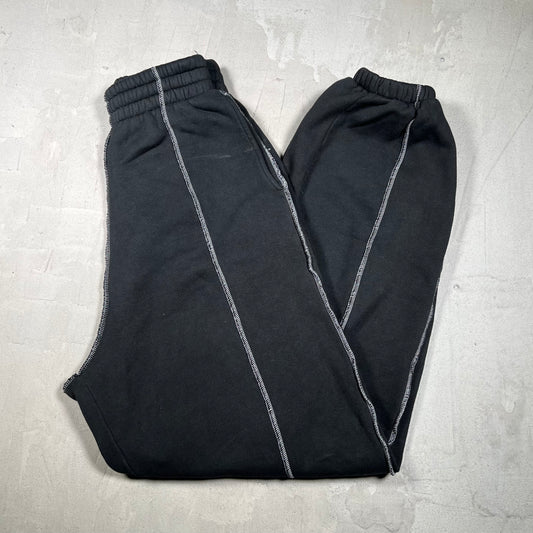 HMDD Seam Black Sweatpants Size Medium NEW x17943