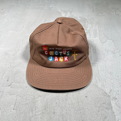 Travis Scott McDonalds Cactus Jack Brown Hat (2020) USED x17948