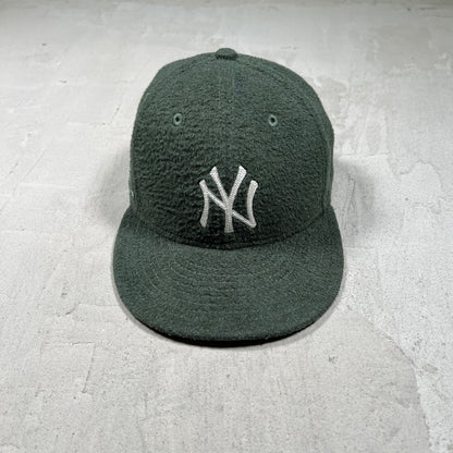 Aime Leon Dore Yankee Fleece Green Fitted Size 7 5/8 USED x18044