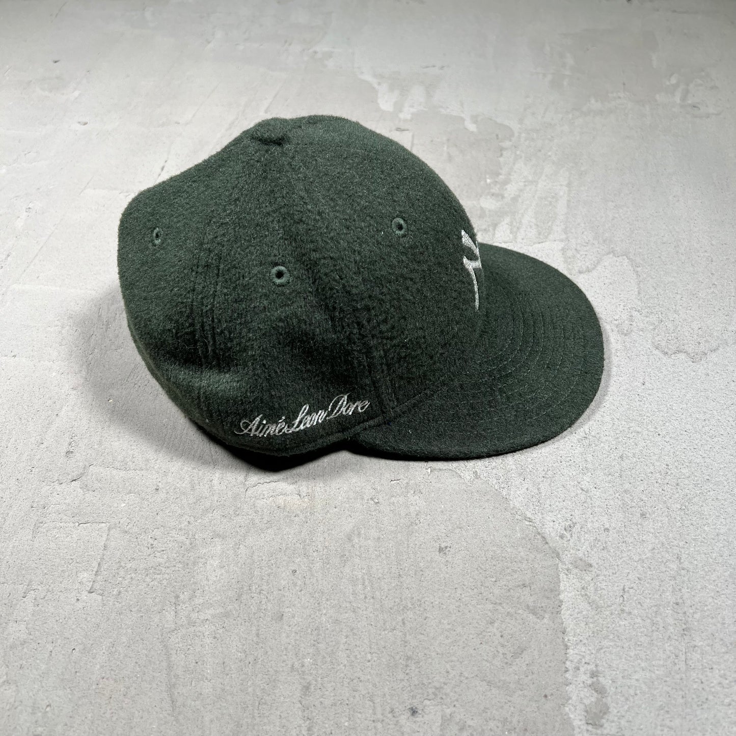 Aime Leon Dore Yankee Fleece Green Fitted Size 7 5/8 USED x18044