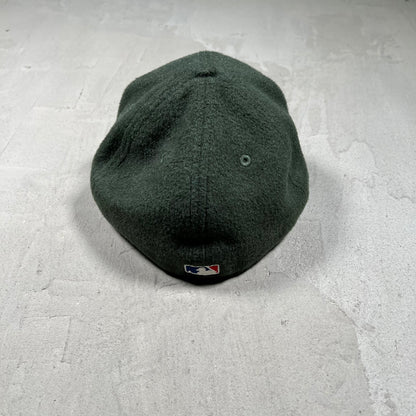 Aime Leon Dore Yankee Fleece Green Fitted Size 7 5/8 USED x18044