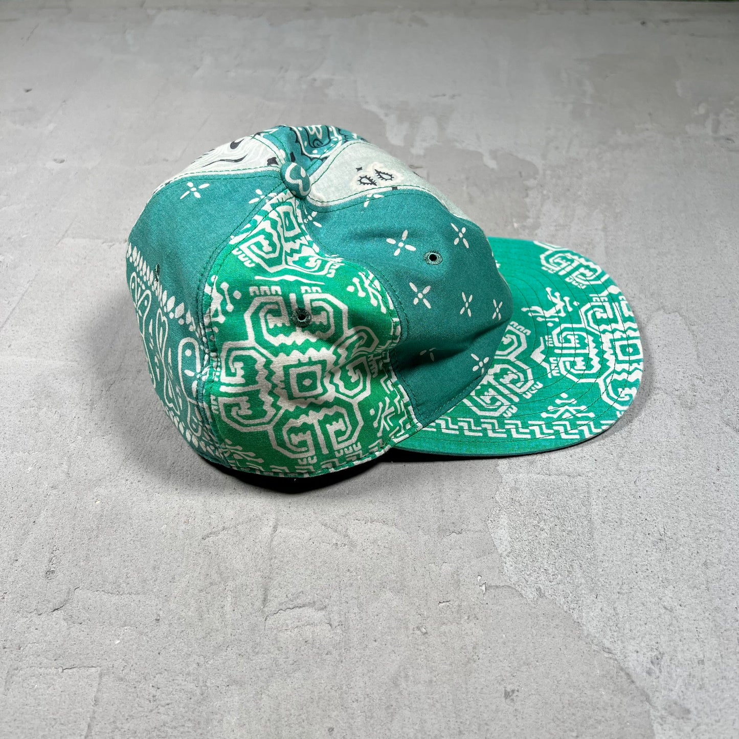 Kapital Kountry Green Paisley Hat USED x17930