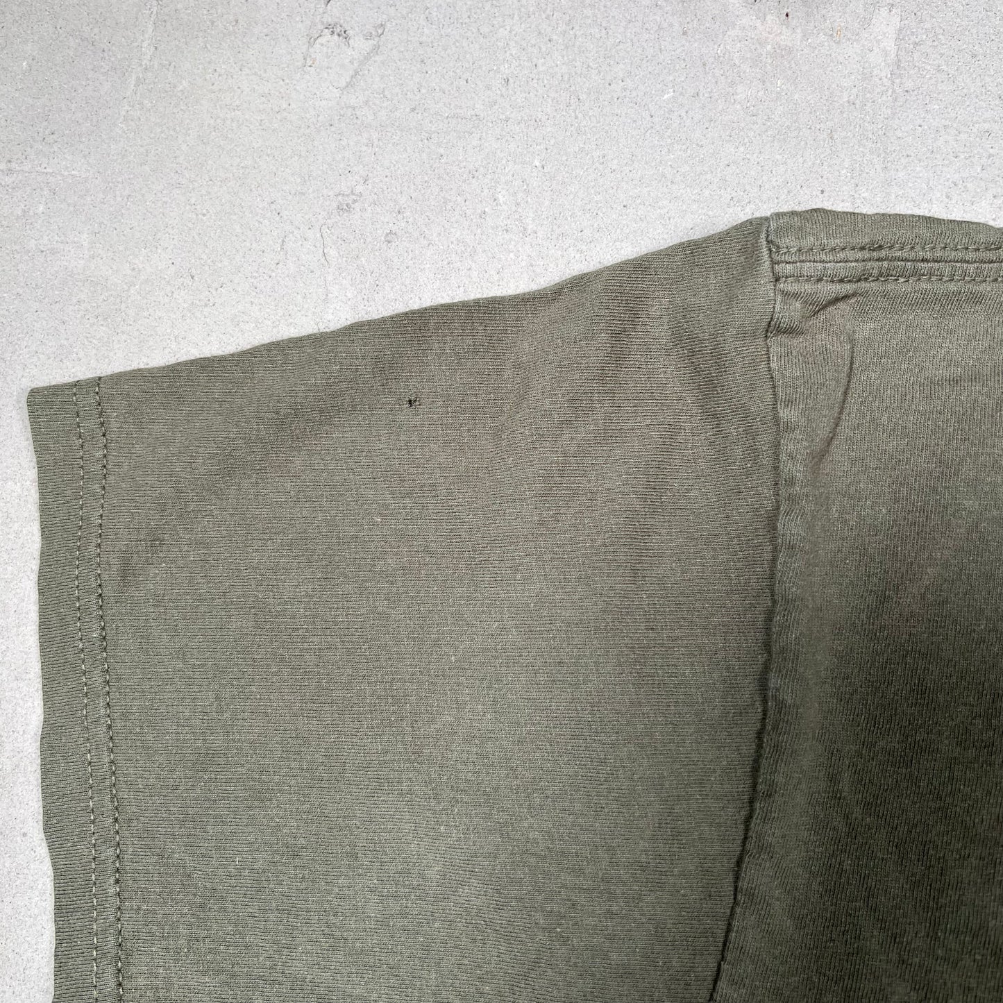 Y2K Nike Olive Green Tee Size XL USED v19861
