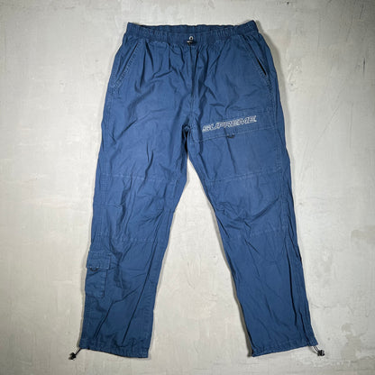 Supreme Lightweight Cargo Navy Blue Sweatpants Size Medium USED x18060