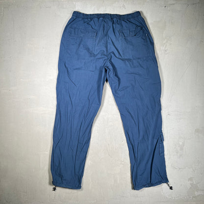 Supreme Lightweight Cargo Navy Blue Sweatpants Size Medium USED x18060