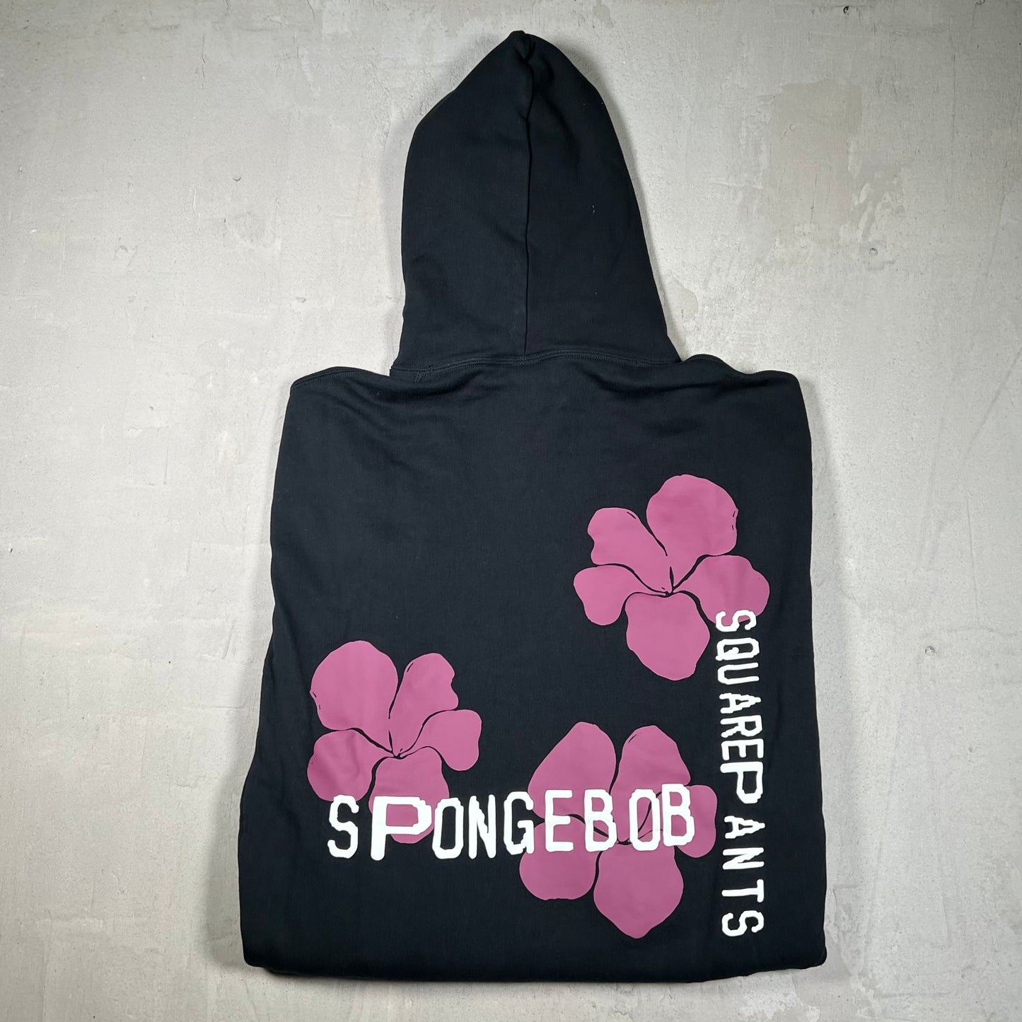 CPFM Uniqlo Spongebob Black Hoodie Size Large USED x18070