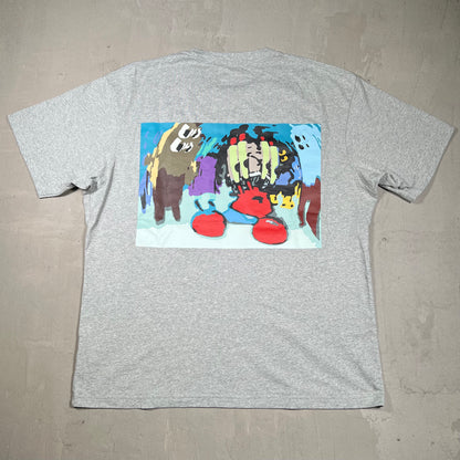 CPFM Uniqlo Spongebob Mr Crab Grey Tee Size XL USED x18071