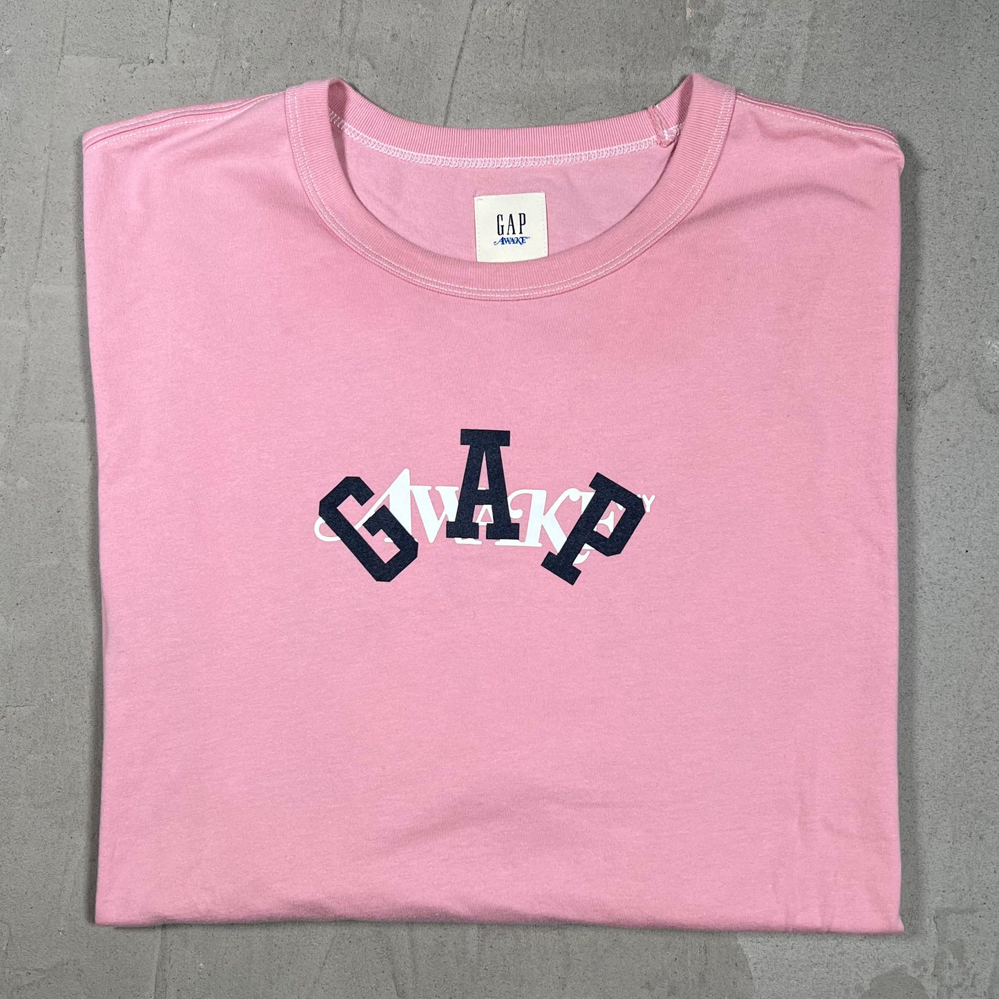Awake NY Gap Pink Tee Size Large USED x18072