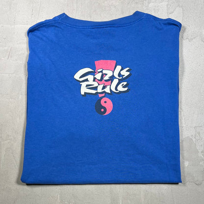1998 Betty Boop Blue Karate Tee Size XL USED v19867