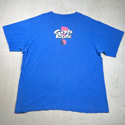 1998 Betty Boop Blue Karate Tee Size XL USED v19867