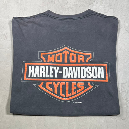 1991 Harley Davdison Yosemite Sam Black Tee Size XL USED v19869