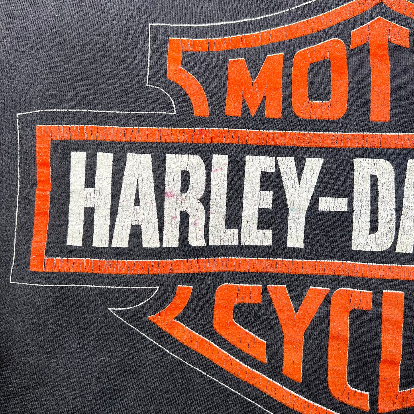 1991 Harley Davdison Yosemite Sam Black Tee Size XL USED v19869