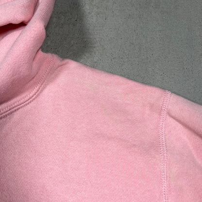 Bape Small Ape Head Logo Pink Hoodie Size XL USED x18100